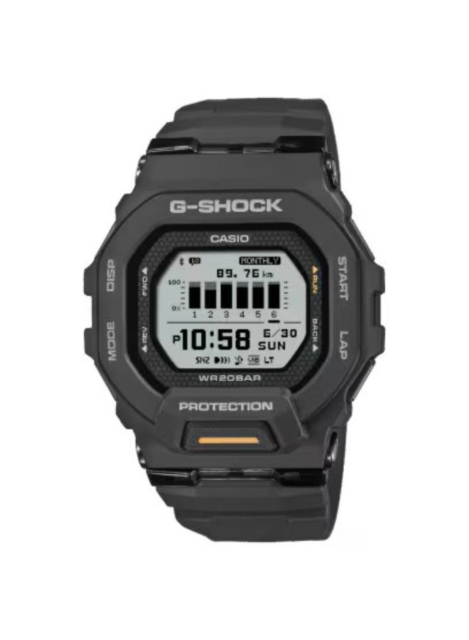 CASIO G-shock Digital Black Resin Band Men's Watch GBD-200-1A1DR - 48.4 × 45.9 × 15 mm - Image 1